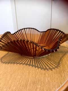Corbeille en osier, Ø26cm.